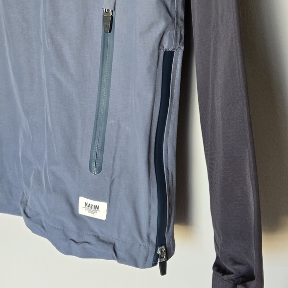 Katin Men's Felix Anorak Shell Rain Jacket Hoodie - Picture 9 of 11